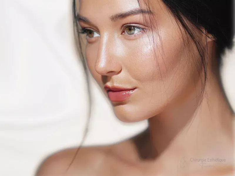 Visage de femme Rhinoplastie